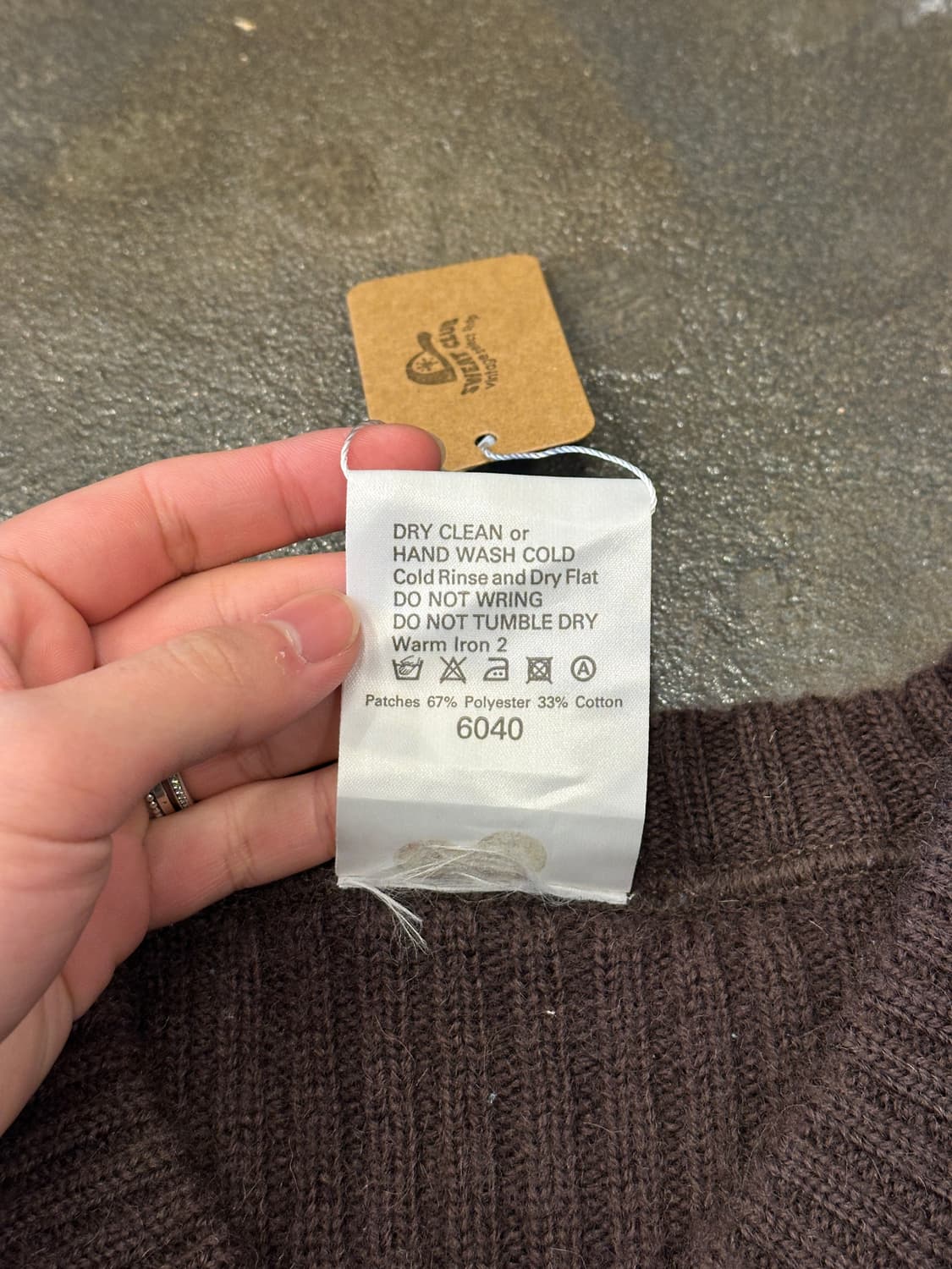 90s Commando 코만도 잉글랜드 울 니트 L 상품이미지4