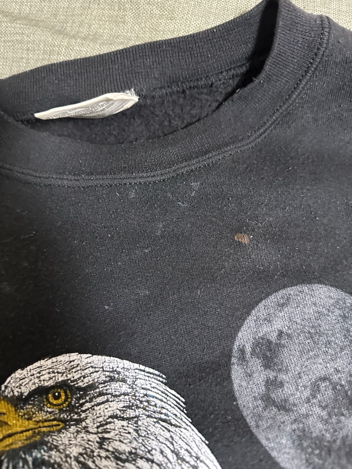 툴텍스 독수리 프린팅 맨투맨 50/50 상품이미지3