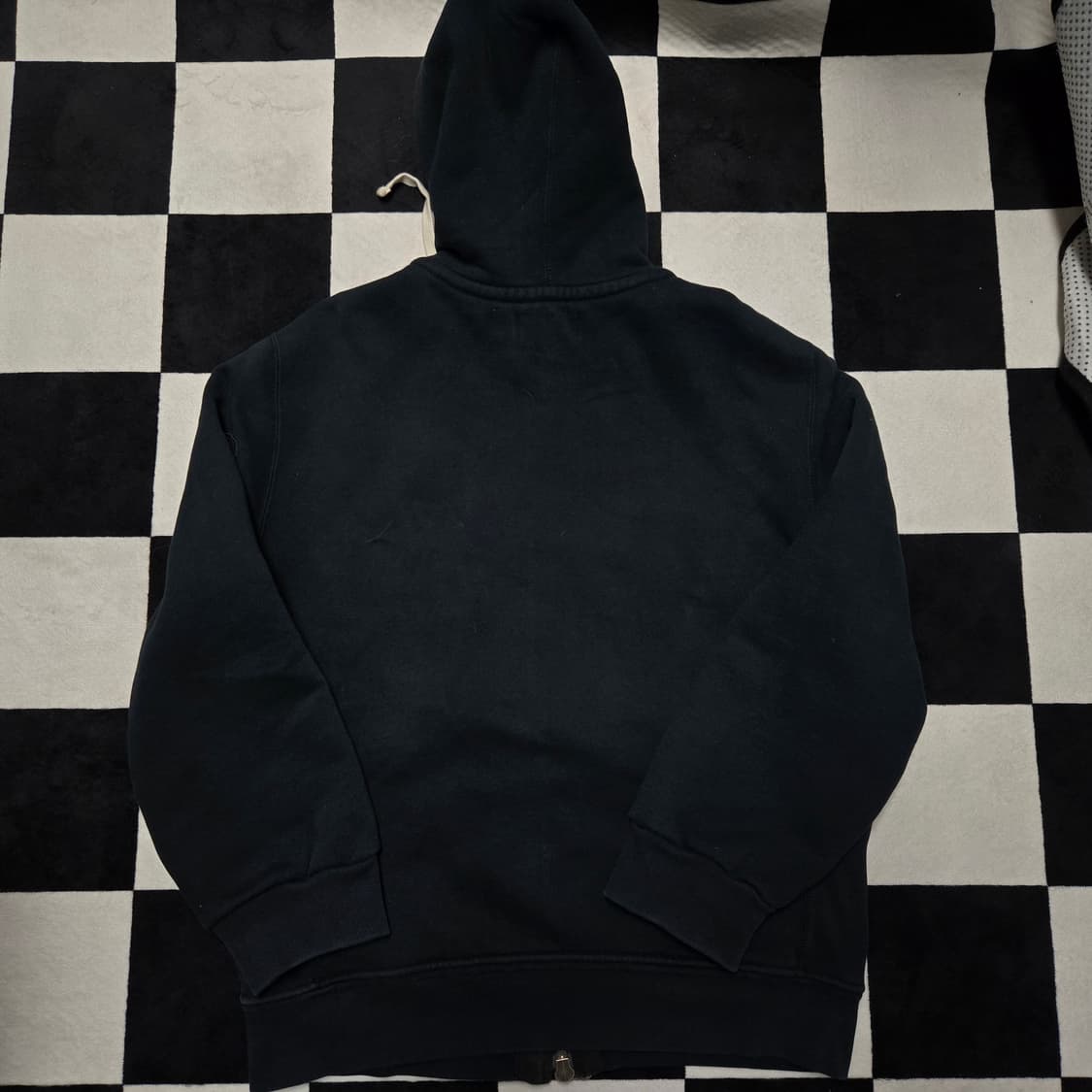 XL 폴로랄프로렌 써멀 헤비코튼 투웨이 집업 후드 블랙 상품이미지7