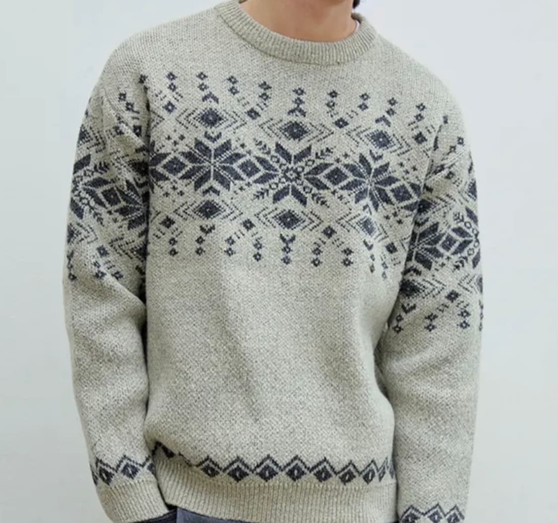 노르딕 라운드 니트 (배송비포함) 상품이미지4