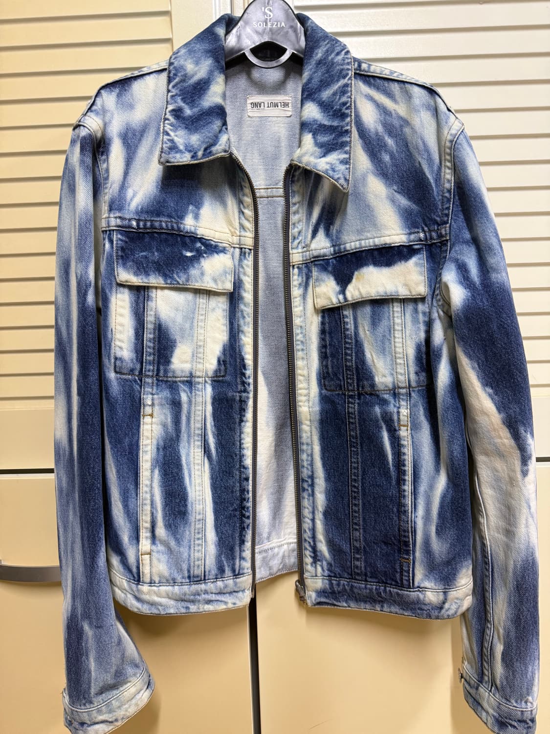 헬무트랭 블리치드87 데님 리버시블 자켓  상품이미지1