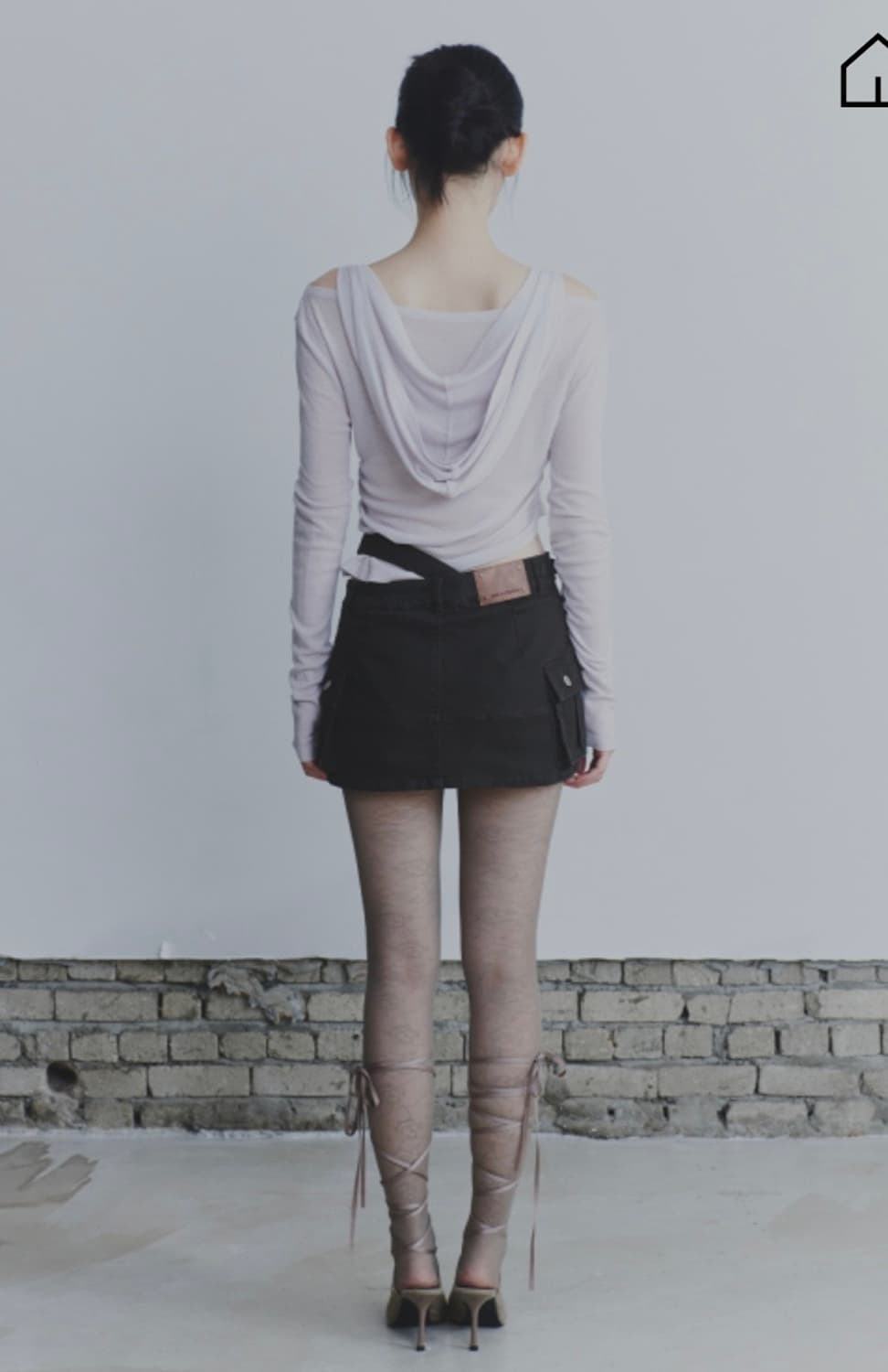 페인오어플레져 SHADOW HOODIE TOP lavender 후디탑 상품이미지2