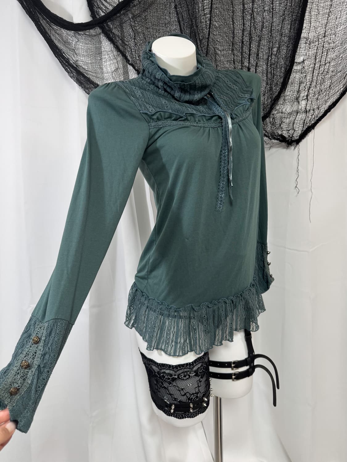 lace turtleneck 상품이미지1