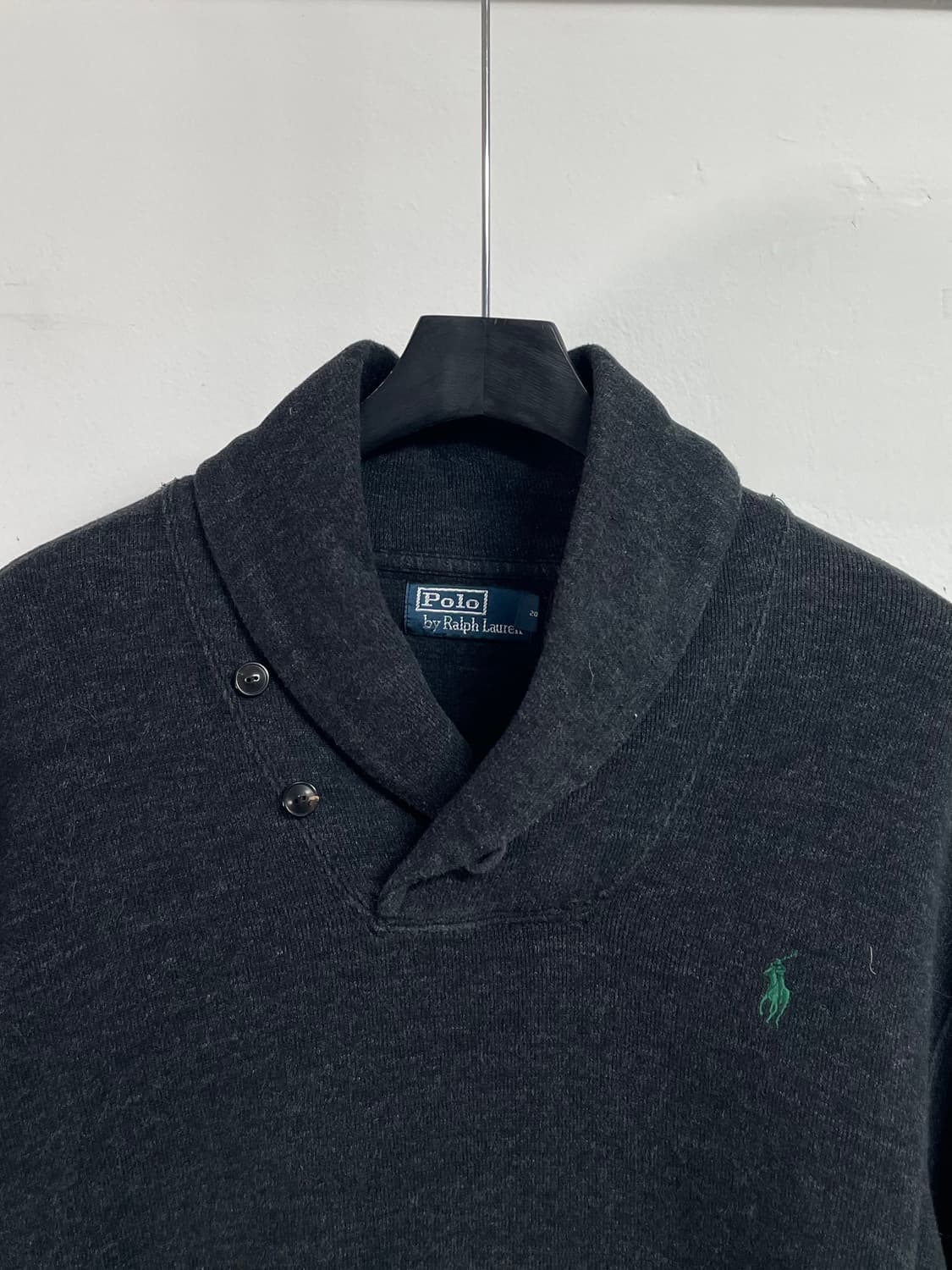 폴로 랄프로렌 다크네이비 숄카라 맨투맨(on.573) 상품이미지2