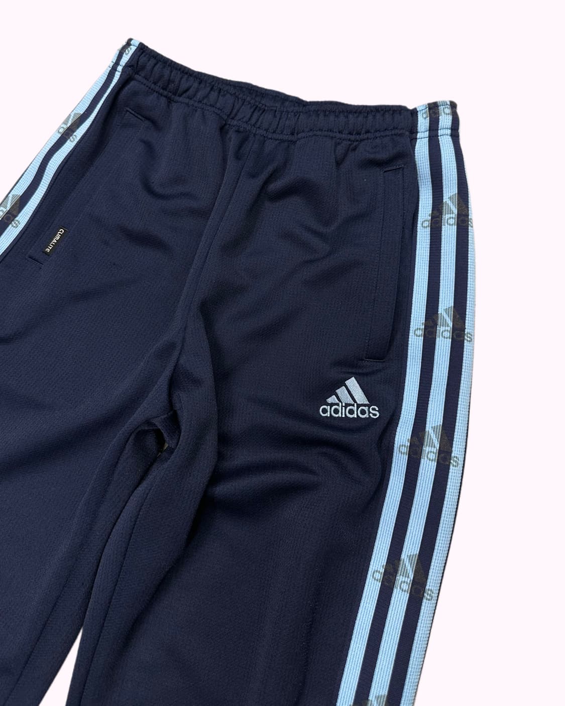 ADIDAS logo stripe navy track pants 상품이미지2