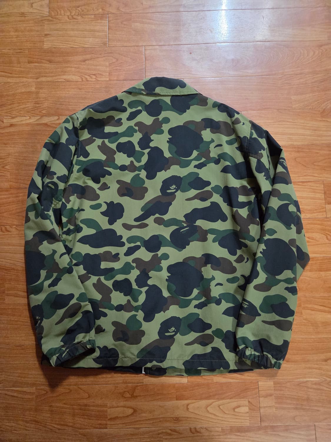 베이프 녹계 카모 코치자켓 L 상품이미지2