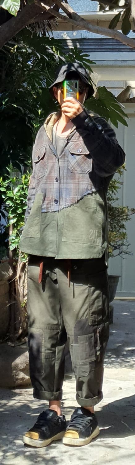 m65팬츠 빈티지 커스텀[업그레이드 버전/ 하드워싱/ 사이드지퍼] 상품이미지9