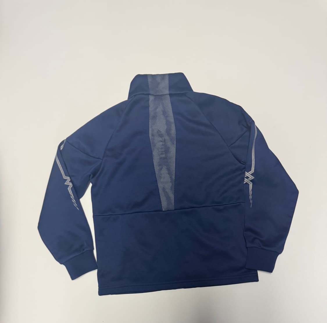 키즈 미즈노 Mizuno 기능성 집업 져지 120 네이비 상품이미지2