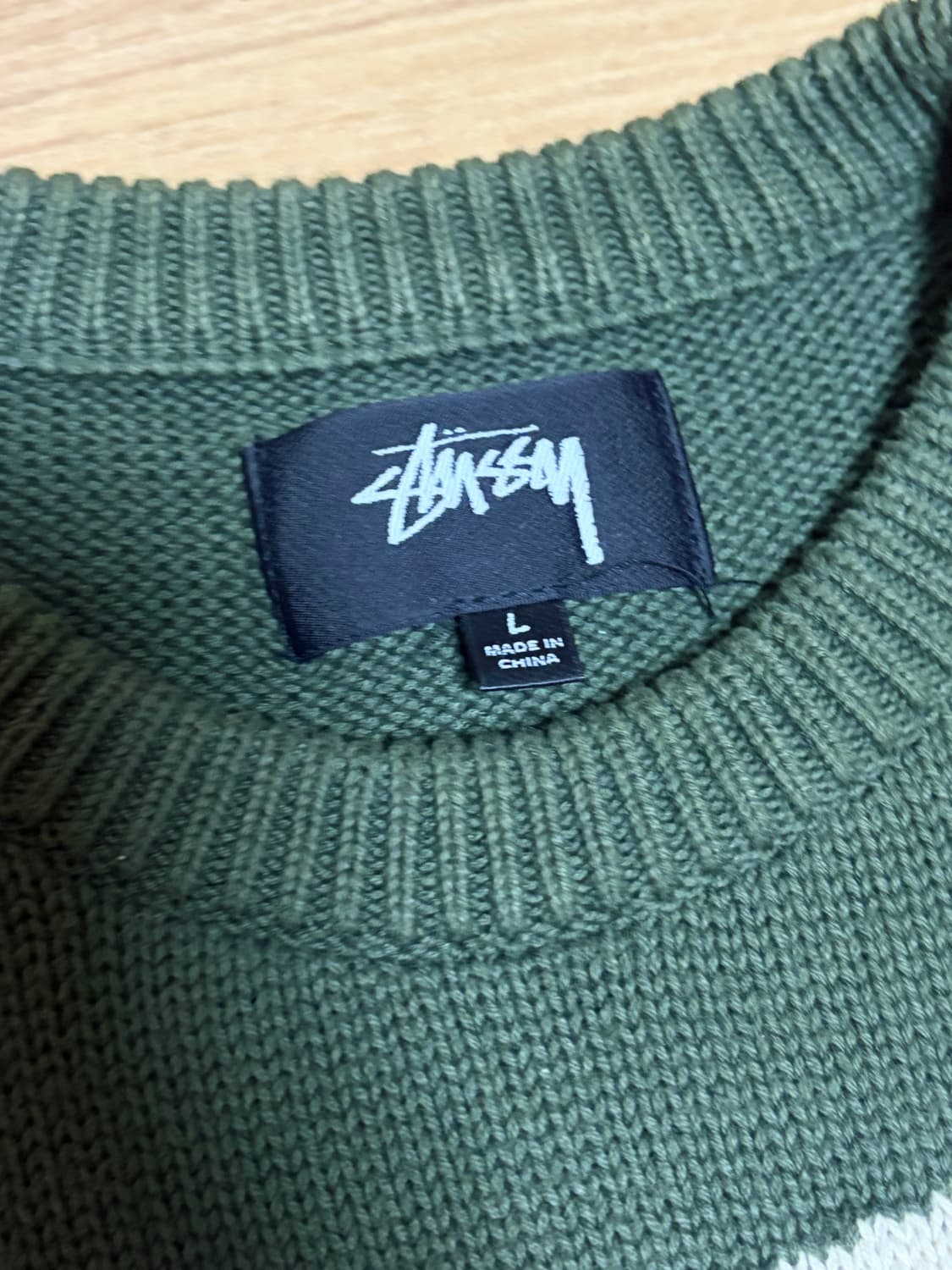 스투시 컬리 스웨터 L 상품이미지2