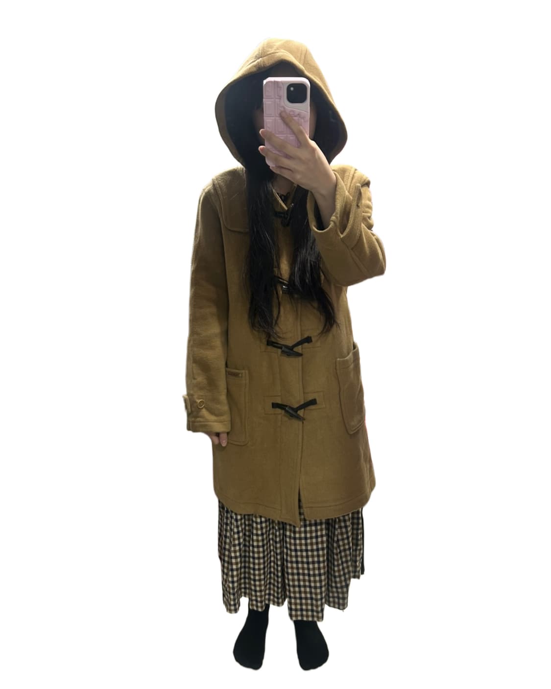 [울80%] 모리걸 기본 갈색 브라운 떡볶이코트 상품이미지6