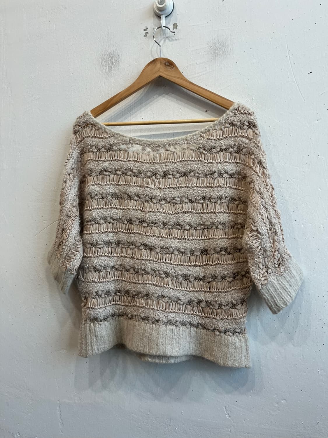 질스튜어트 크로쉐 모헤어 하프 니트 상품이미지5