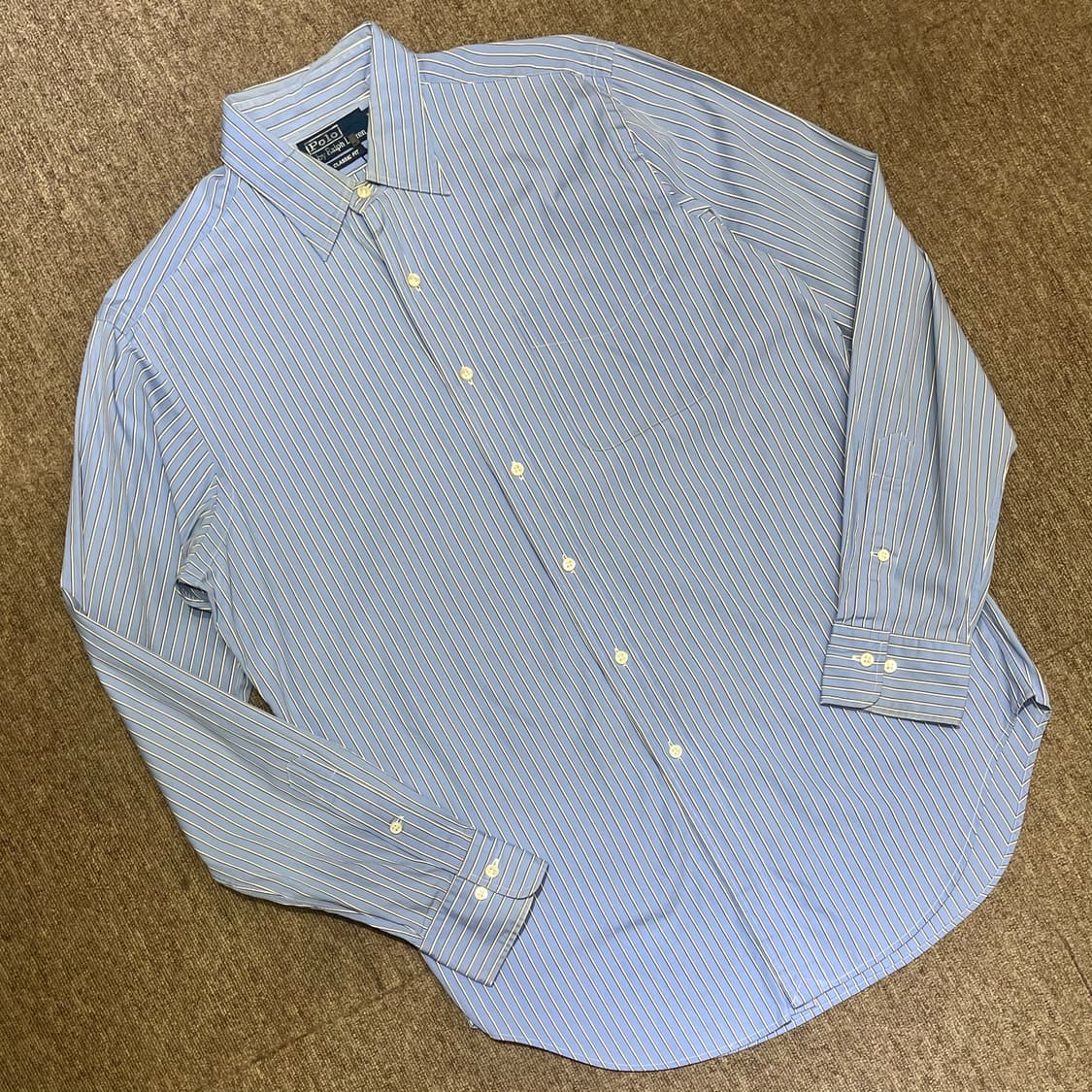 (15 2/1) POLO 폴로 랄프로렌 스트라이프 셔츠 클래식핏 상품이미지1