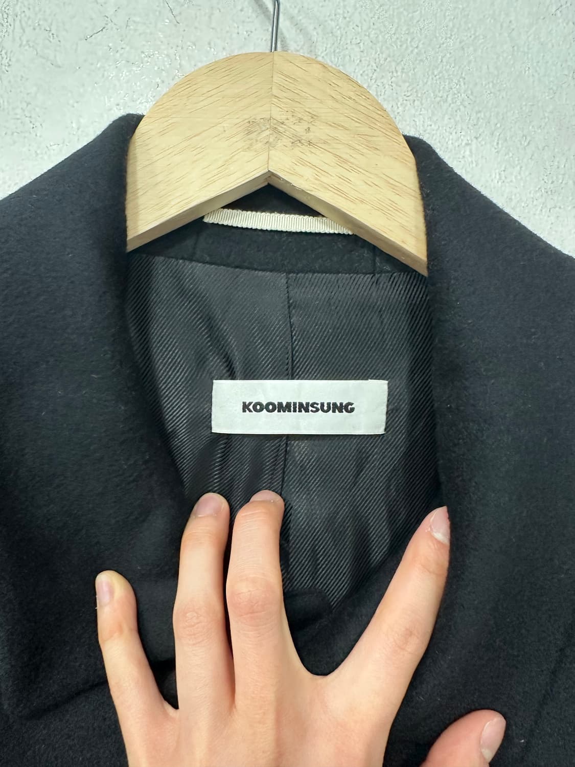 구민성 울 캐시미어 코트 상품이미지4