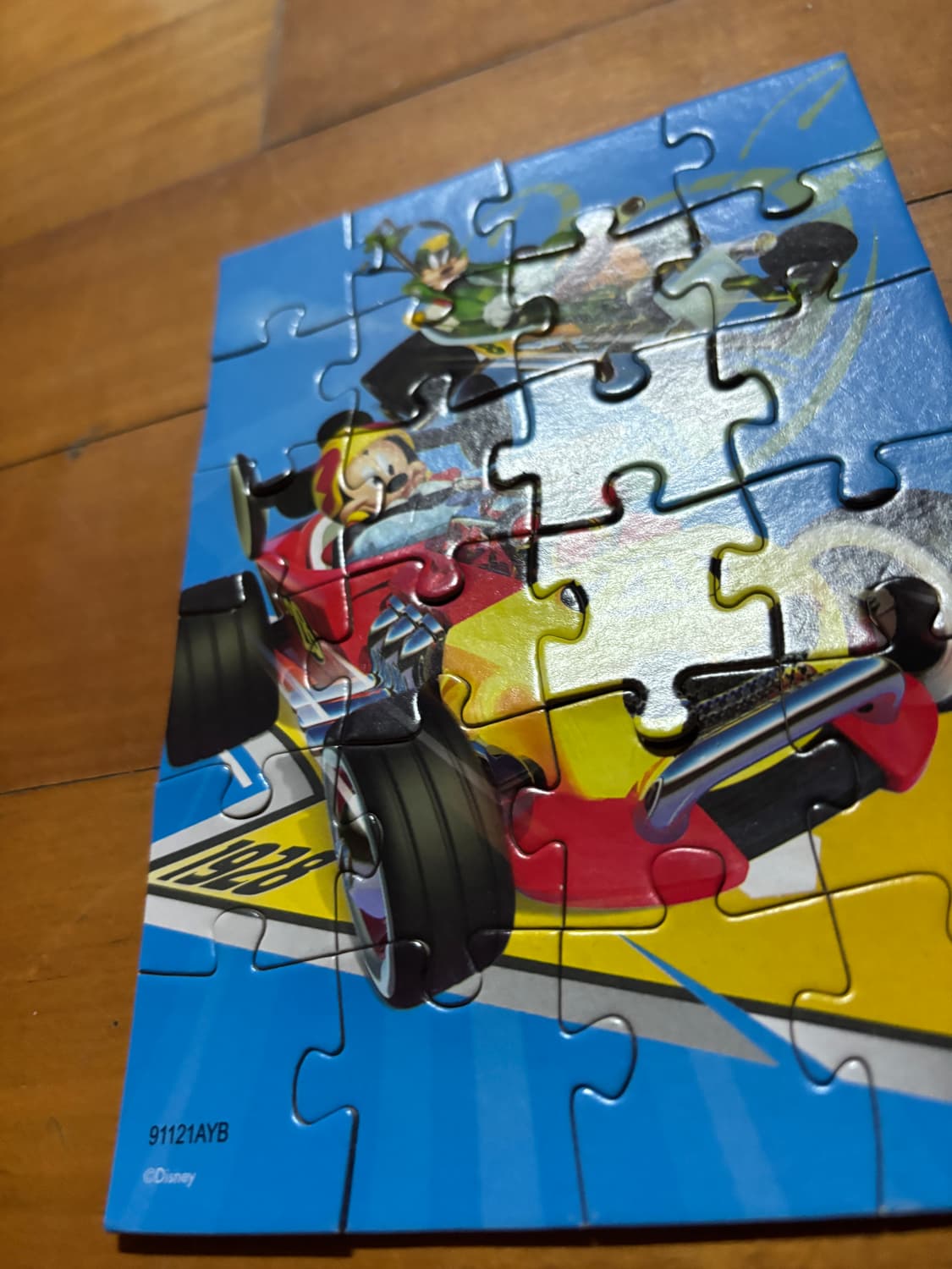 디즈니 미키마우스 레이싱 퍼즐 인테리어 소품 상품이미지3