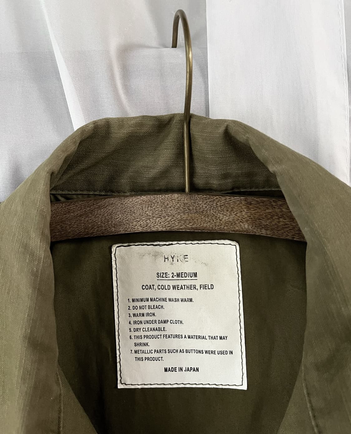 HYKE military field jacket 상품이미지9