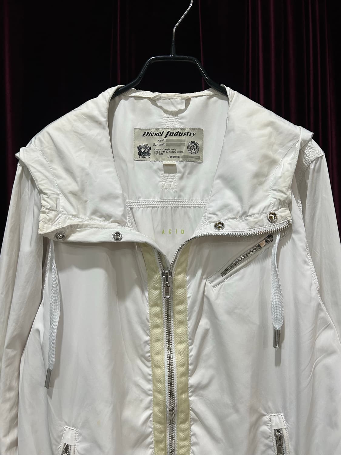 DIESEL INDUSTRY WHITE JACKET 상품이미지2