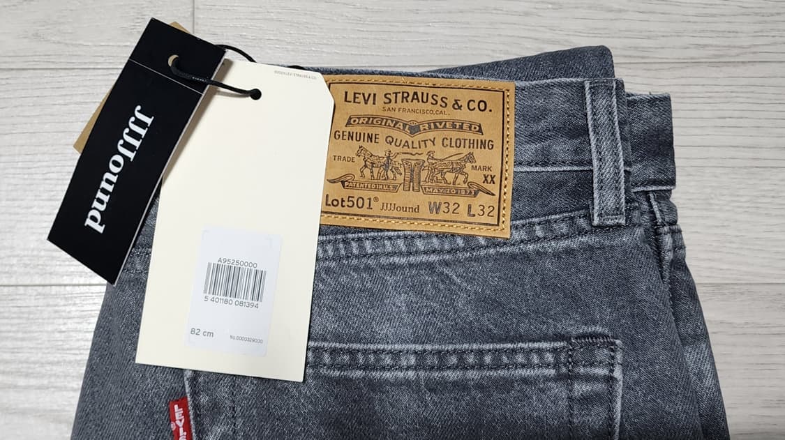 리바이스×자운드 501'93 (그레이 스톤워시) 32×32 상품이미지2