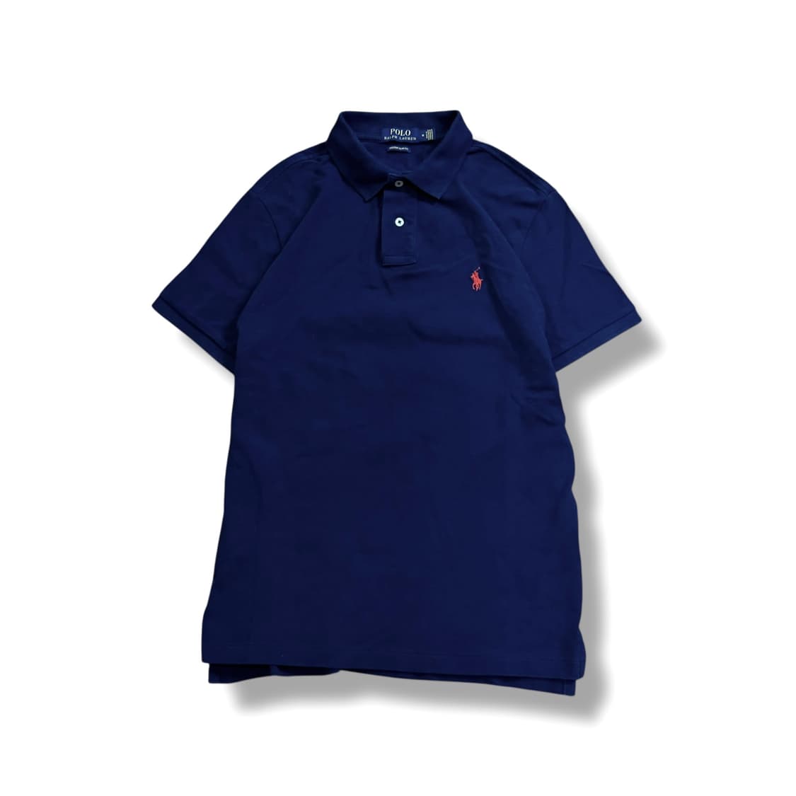 폴로 랄프로렌 네이비 카라 반팔 티셔츠 상품이미지1