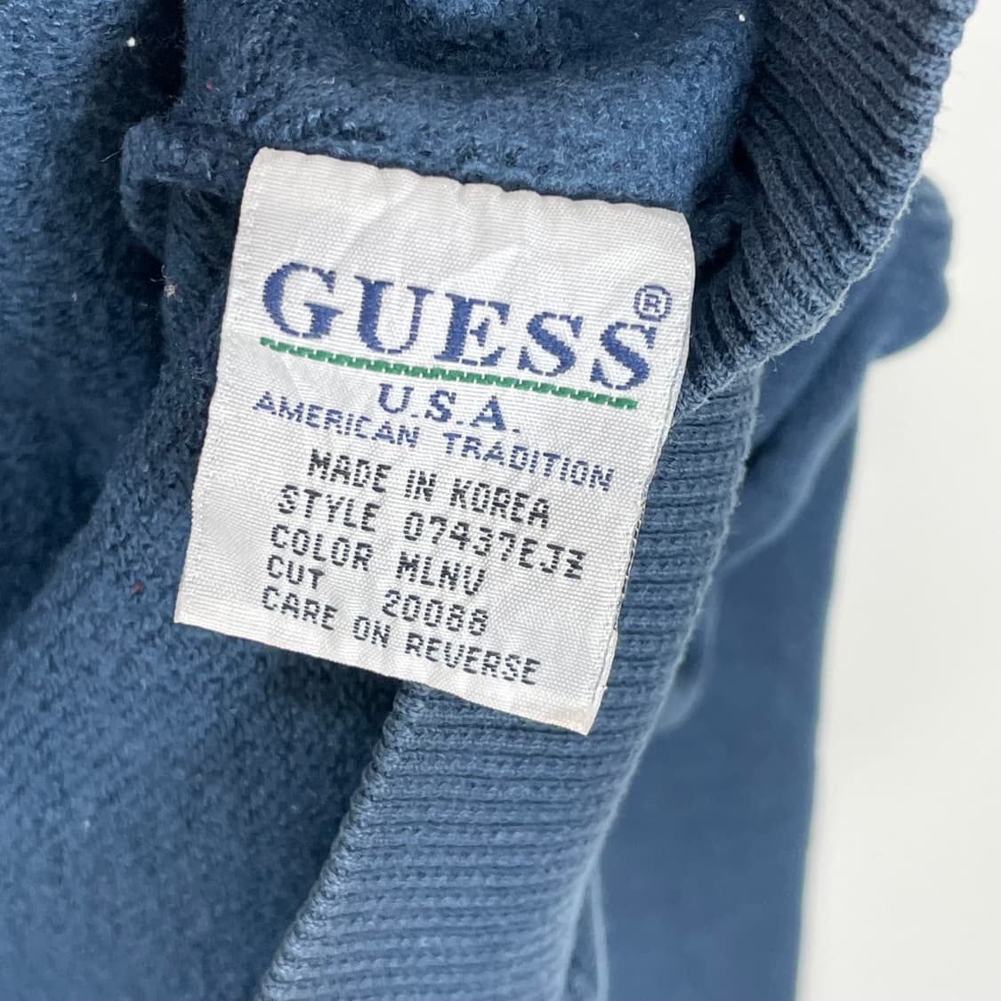 90s 게스 레터링 자수 스웻셔츠 맨투맨 guess 상품이미지6