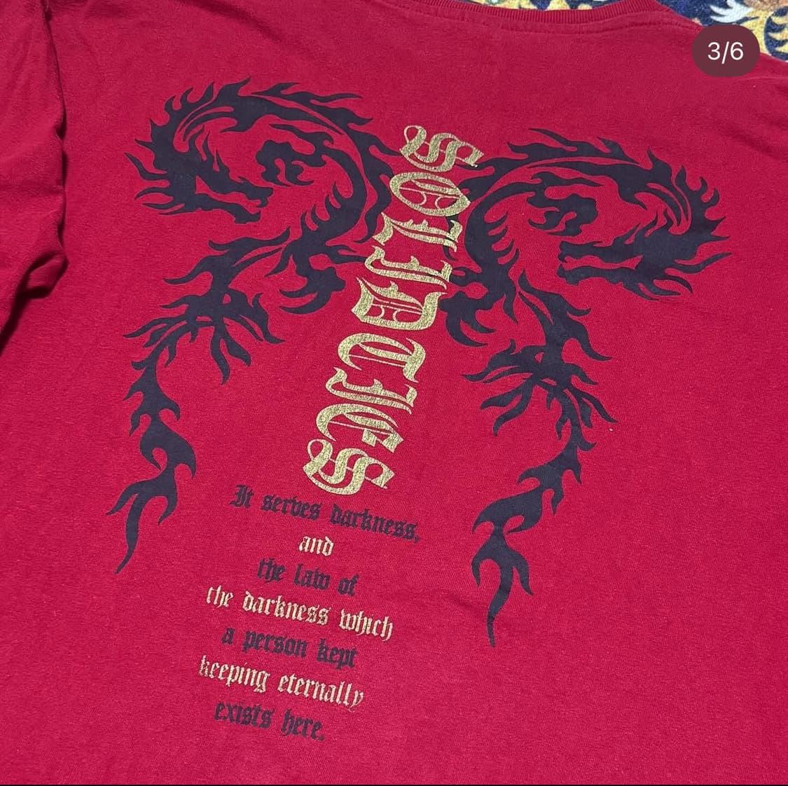 [재패니즈]DefectiveStruct 드래곤트라이벌 롱슬리브 상품이미지3