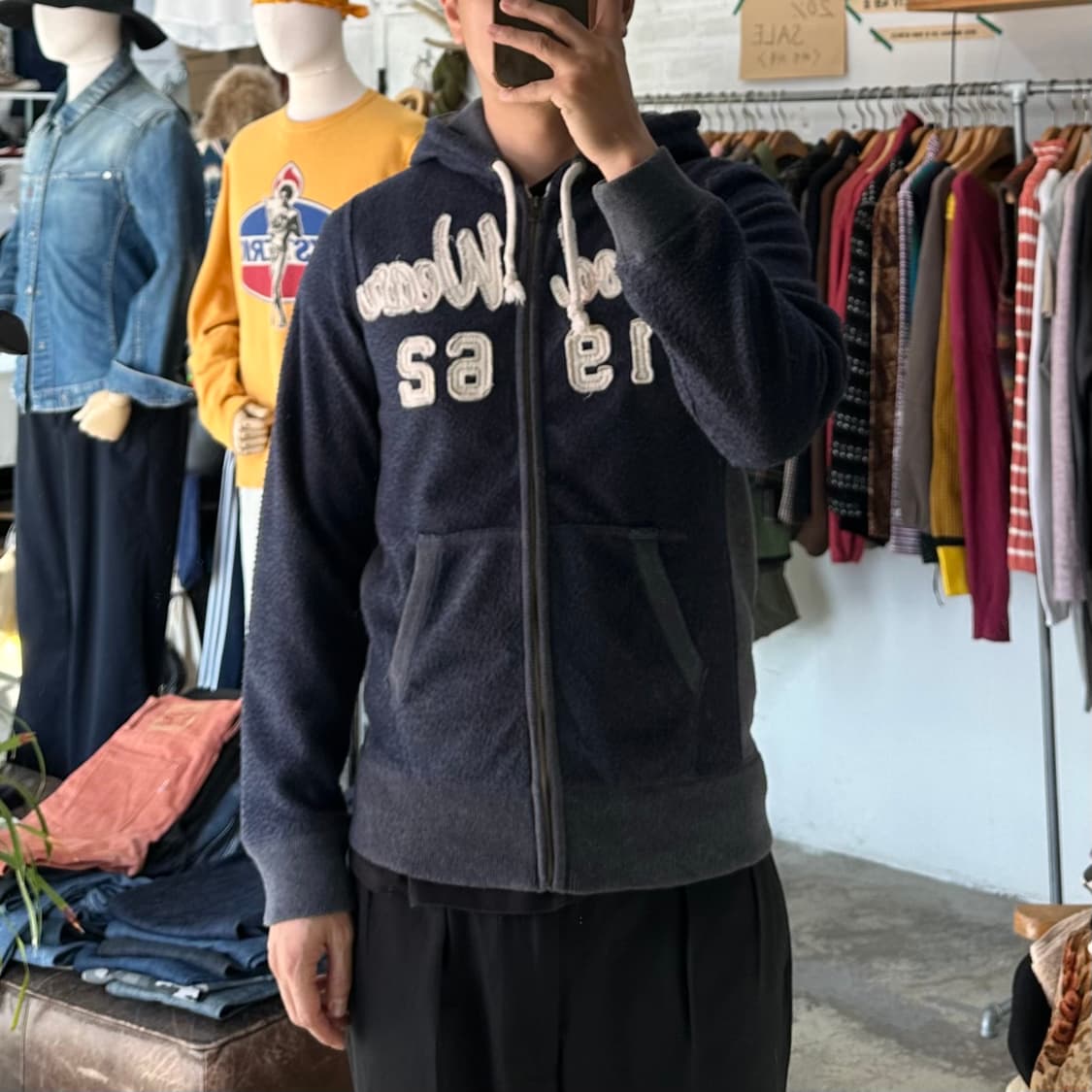 (착용컷) Good Wear 후드 집업 (남성용 98) 상품이미지3