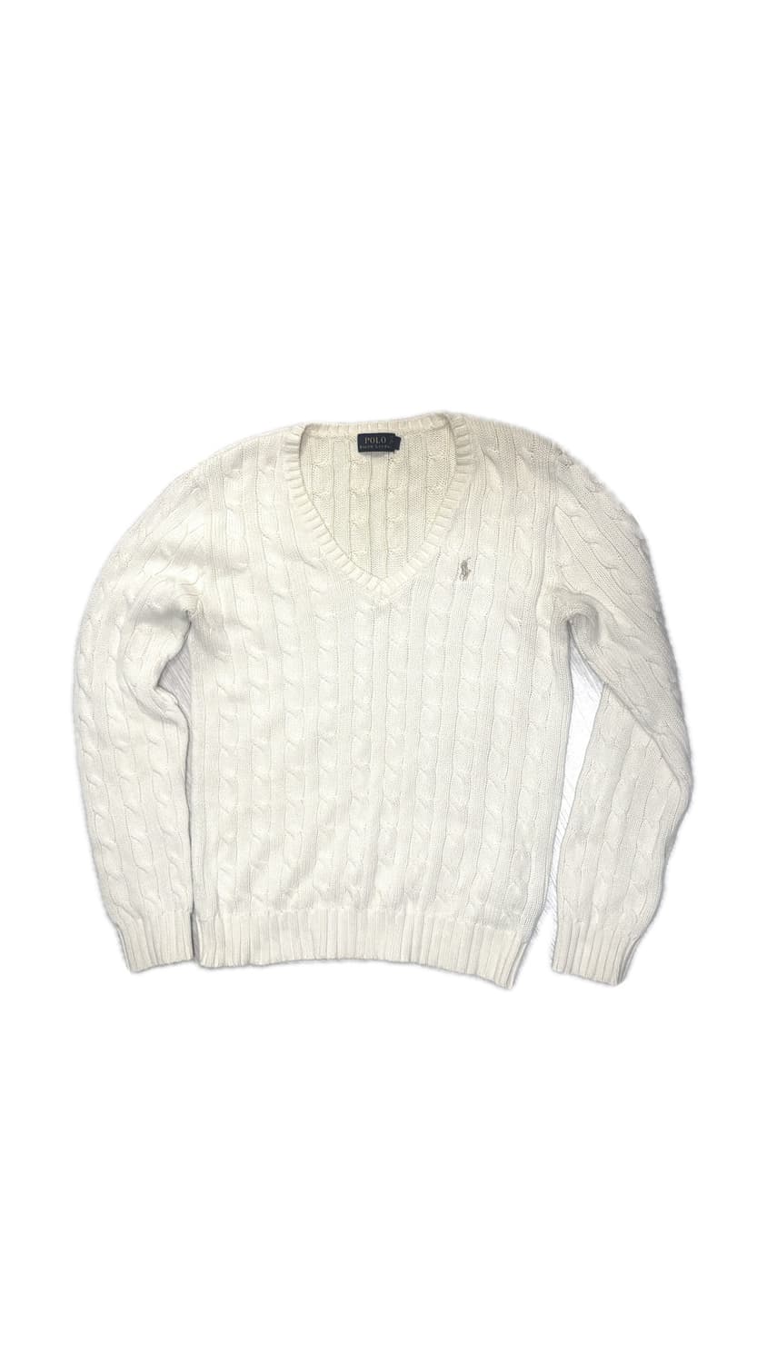 폴로 여성 브이넥 니트 상품이미지1