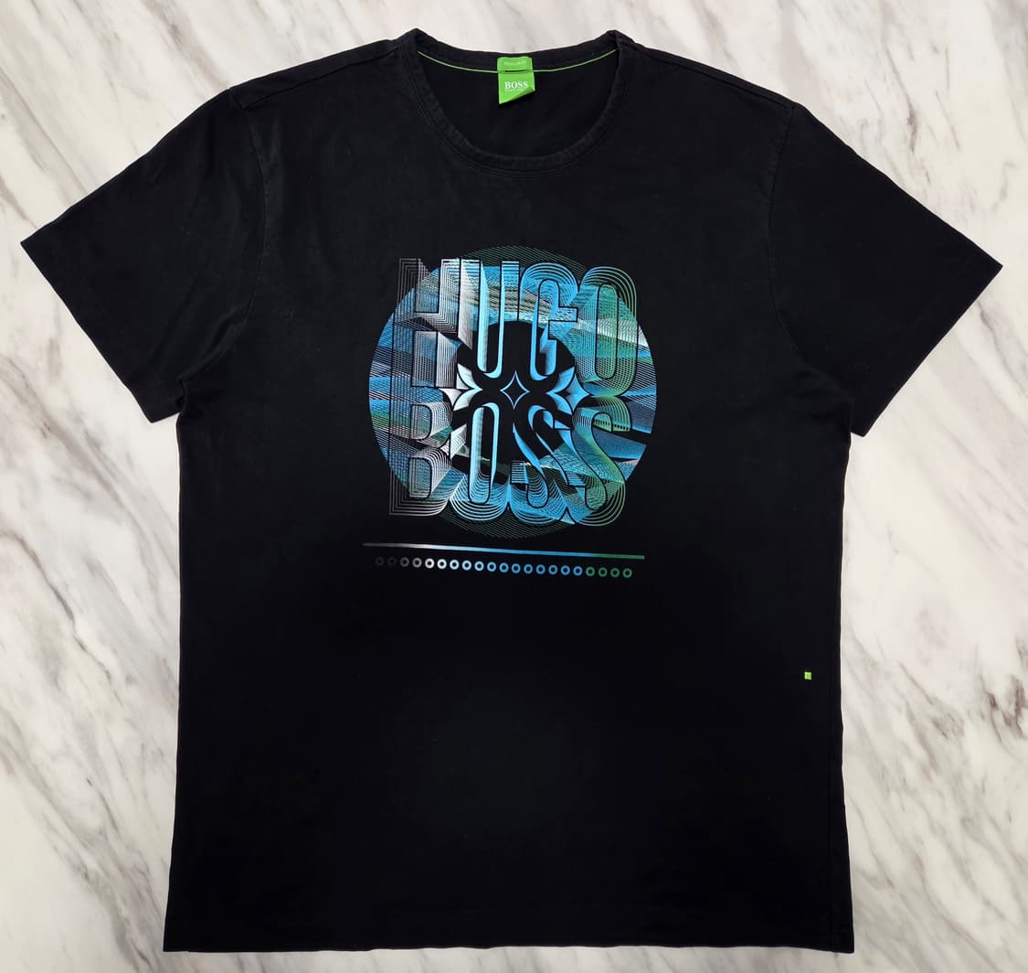 휴고보스 그린라벨 그래픽 반팔 티셔츠 상품이미지1