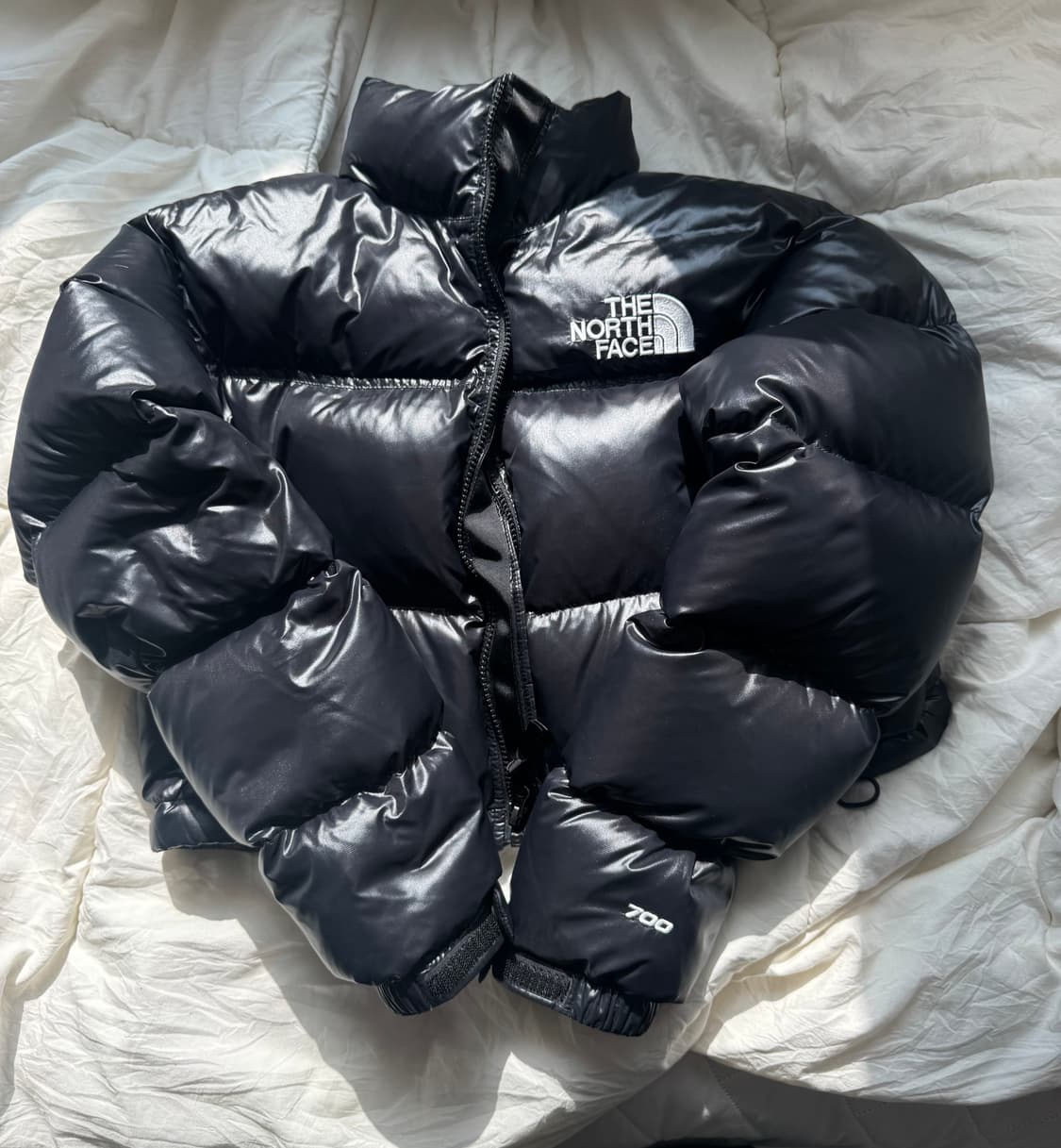 (W) 노스페이스 눕시 숏 자켓 TNF 블랙 상품이미지3