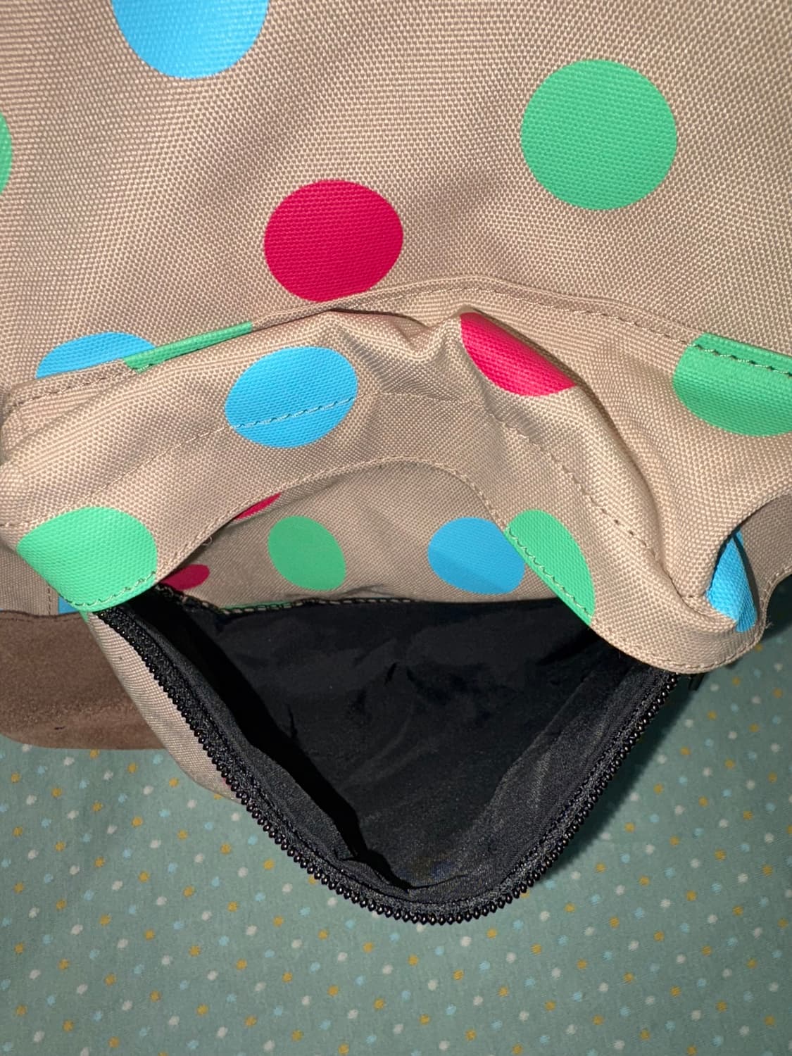 베이지 도트 백팩 상품이미지9