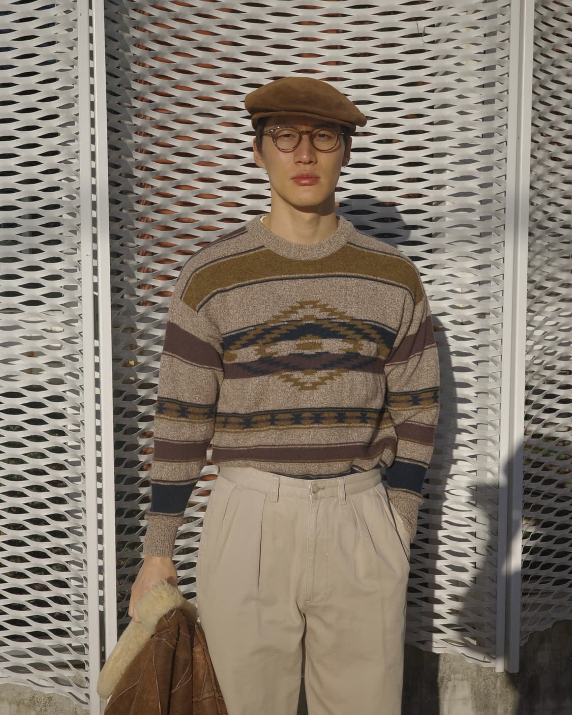 빈티지 나바호 패턴 니트 상품이미지6