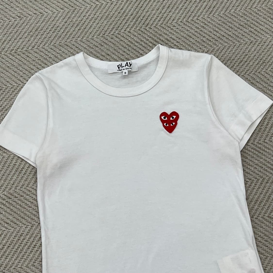 꼼데가르송 더블 하트 반팔티 r3346 상품이미지3