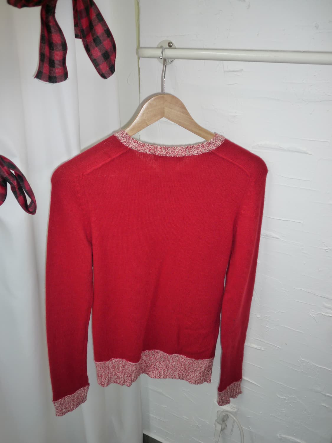 apple red cardigan 상품이미지5