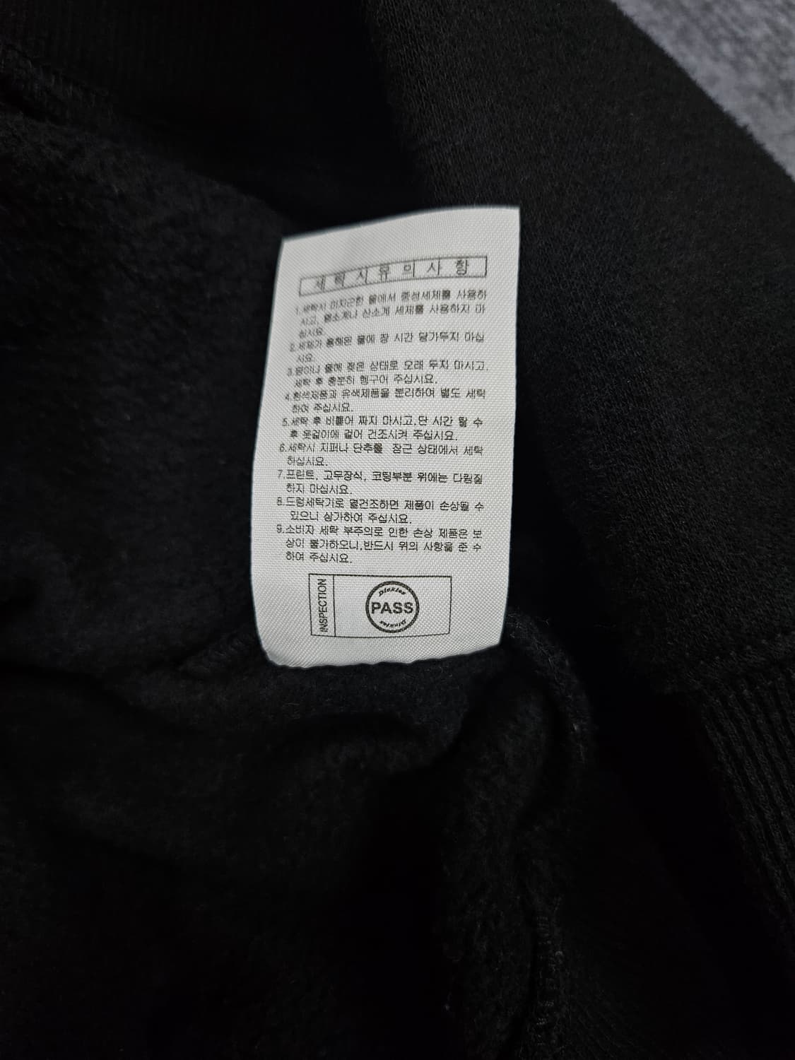 디키즈 제뉴인 빅로고 블랙 후드티 급처 상품이미지5