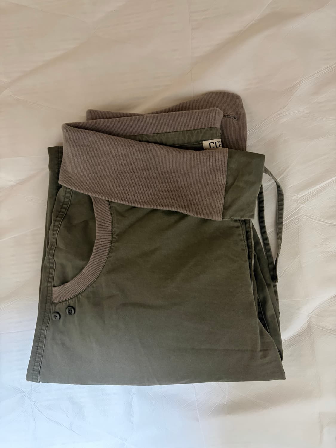 코이세이오 FLOW FOLD PANTS KHAKI 상품이미지2