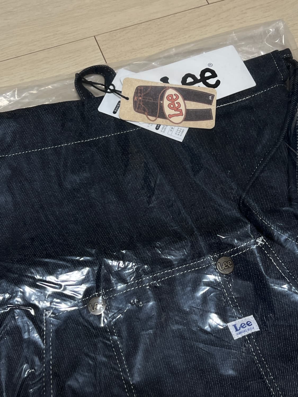 [미개봉새상품] LEE 코튼 스트링백 짐색 인디고 다크 상품이미지2