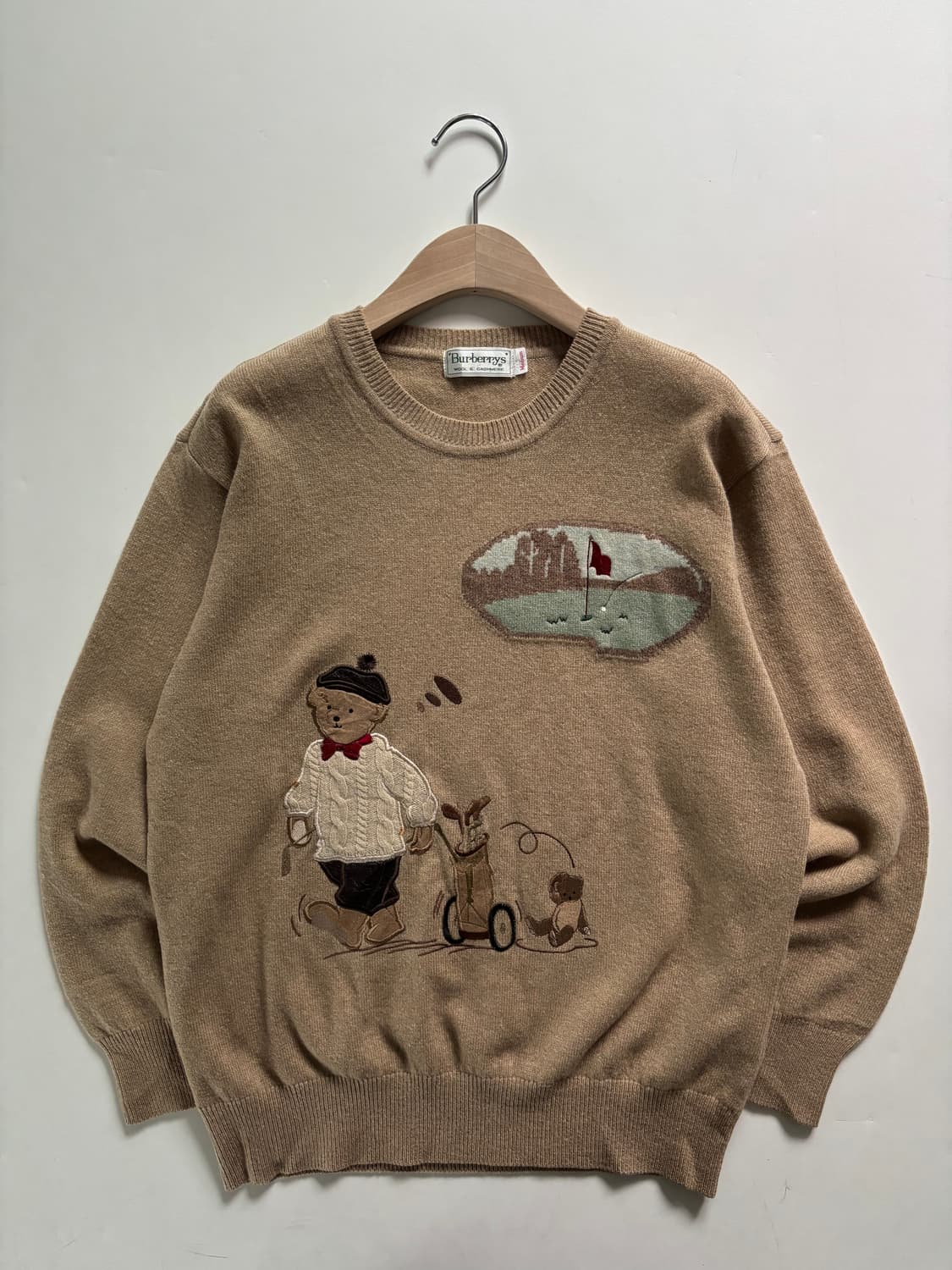 Burberry 버버리 골프 테디베어 캐시미어 니트 상품이미지1