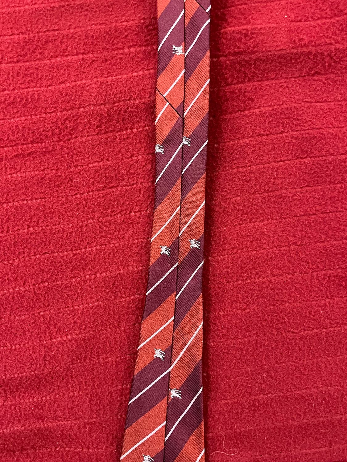 버버리 스트라이프 넥타이 버건디 #csz3071 상품이미지9
