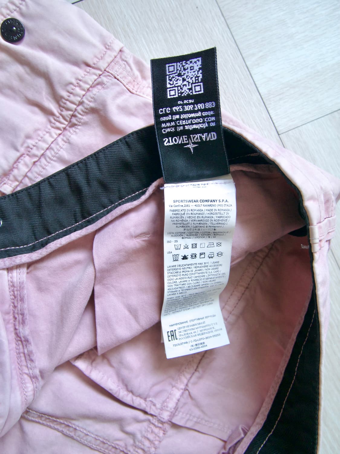 [Stone Island] pink garment dying cargo  상품이미지7
