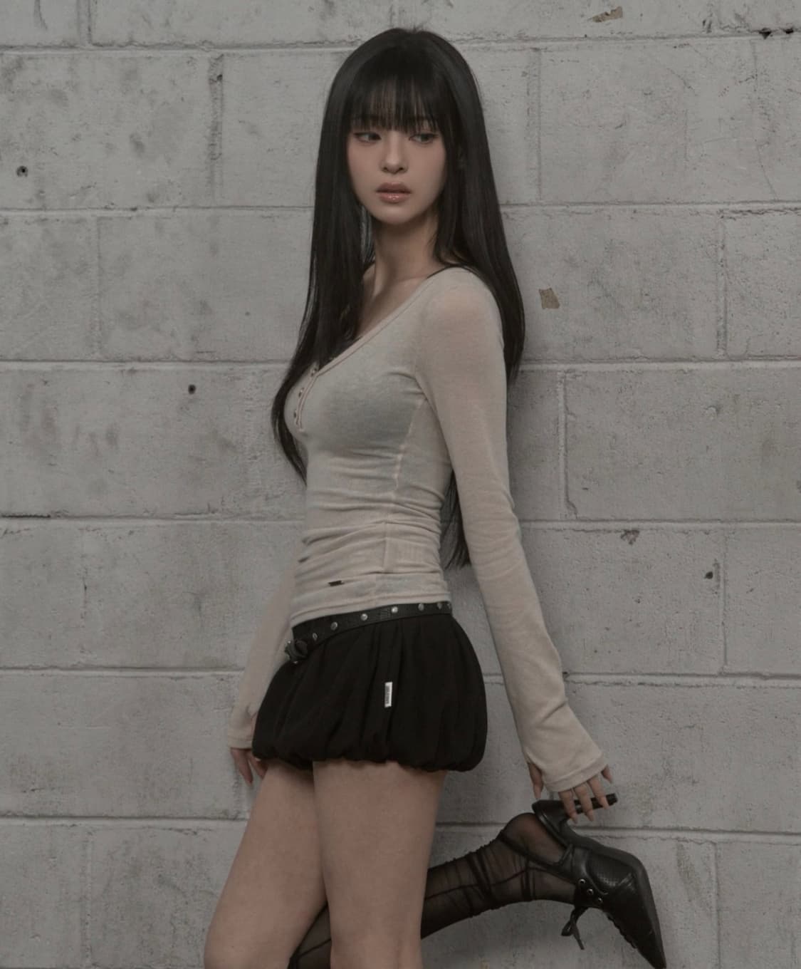 카키포인트 Steel Button Top (sage) 상품이미지3