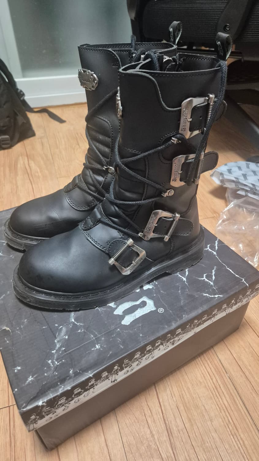 [데모니아] 볼트265 4버클 컴뱃부츠 US8 (상태/하) 상품이미지5