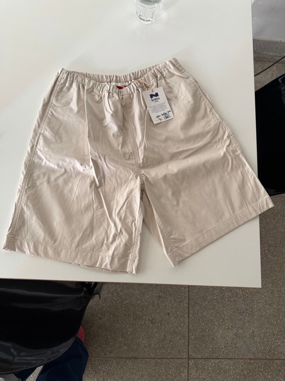 Narchive 비건레더 하프 팬츠 상품이미지1