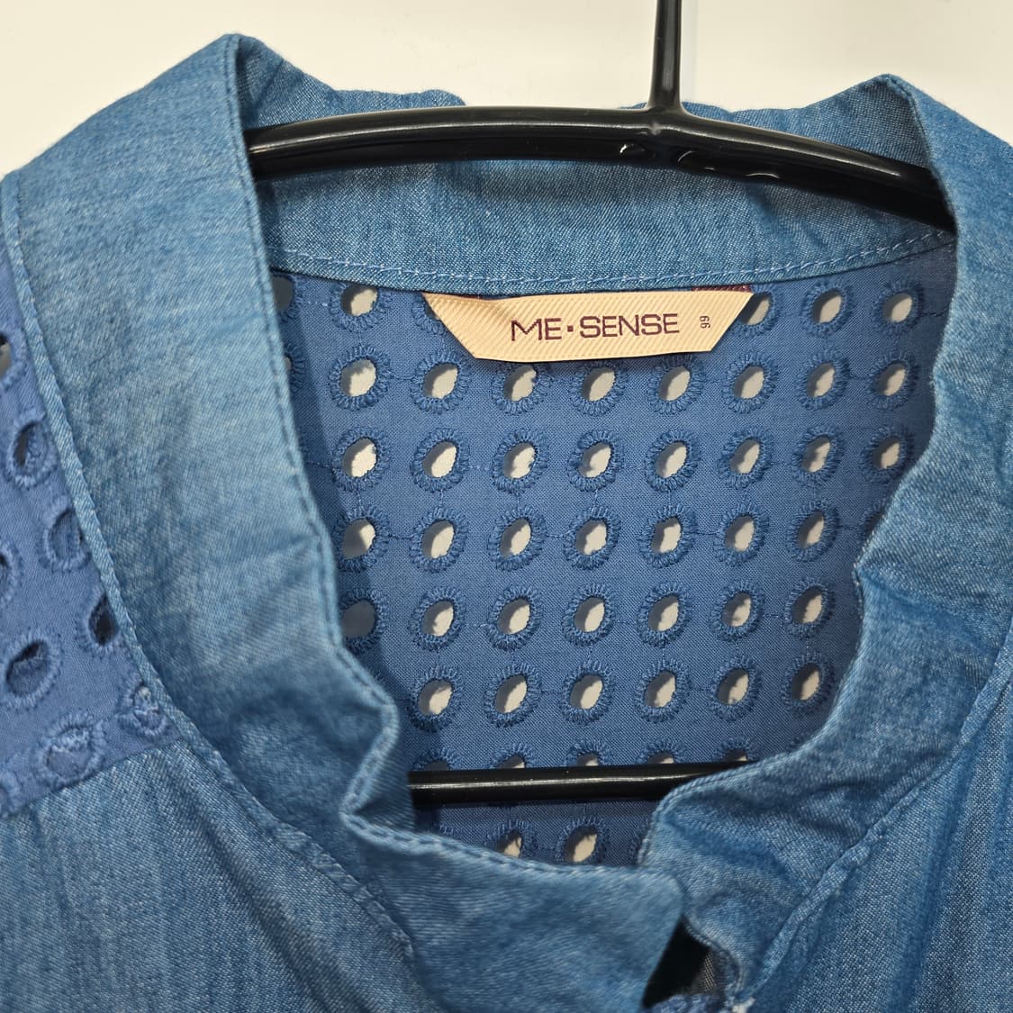 ME-SENSE 데님 펀칭 긴팔 자켓 상품이미지2