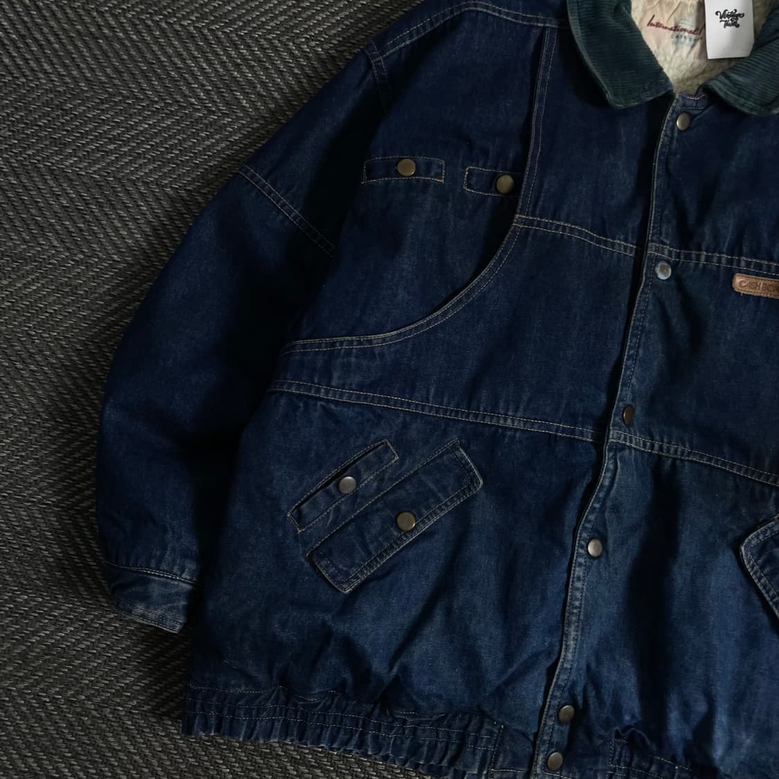 USA 오리지날 아메카지 빈티지 데님 자켓o 3526 상품이미지3
