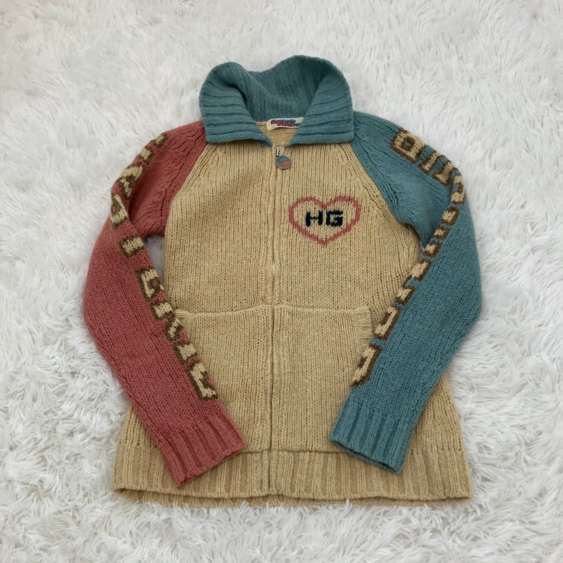 빈티지 히스테리글래머 릴리 니트 집업 코위찬 y2k 스트릿 갸루 펑키 상품이미지6