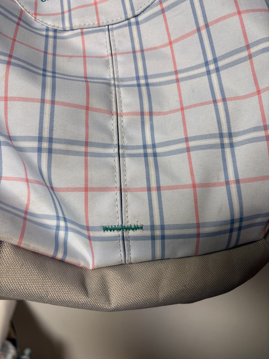 benetton 베네통 일본 빈티지 체크 백팩 가방 모리걸 y2k 블루 상품이미지5