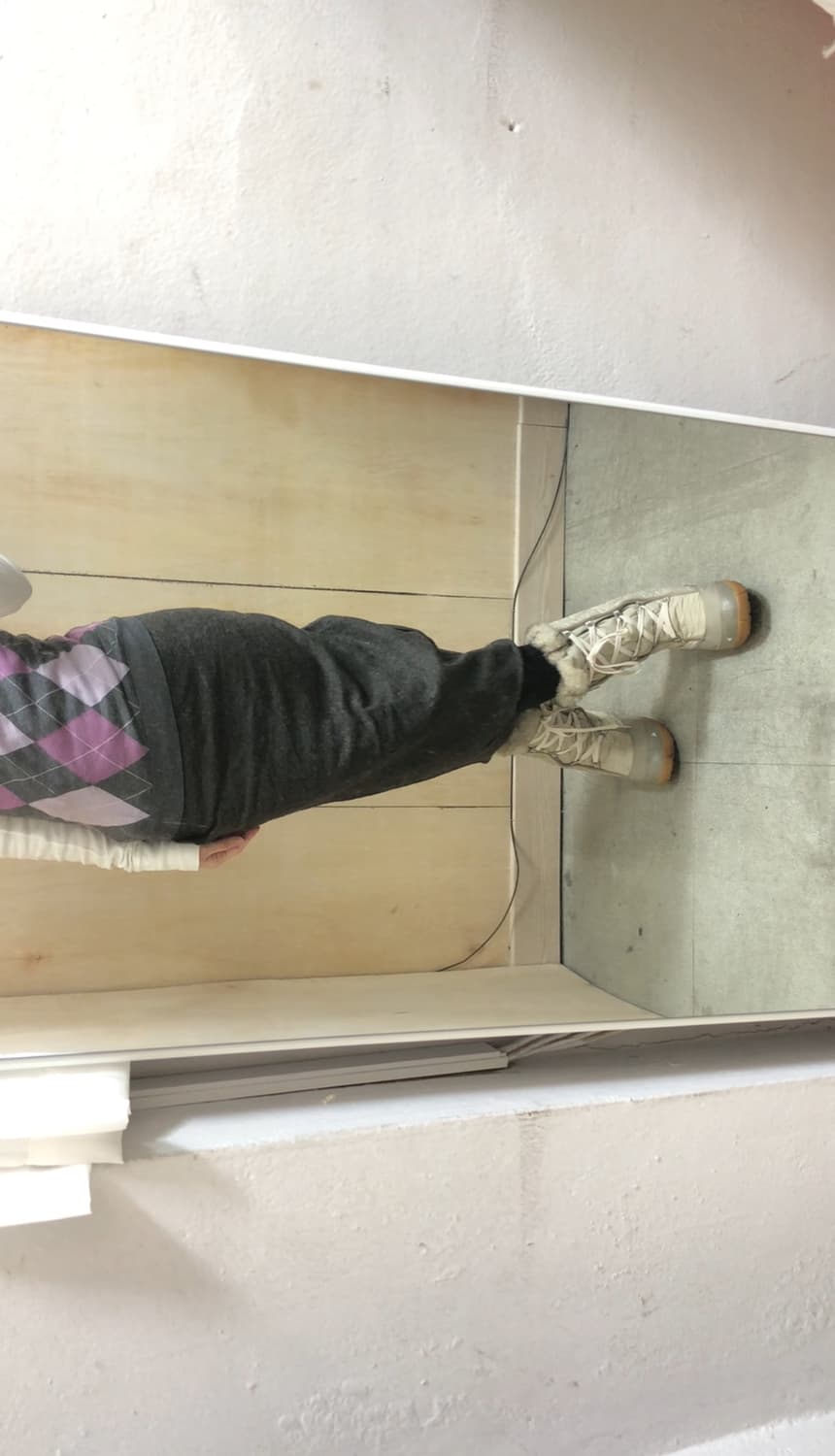 [직수입] 빈티지 울 스커트 브라운 상품이미지1