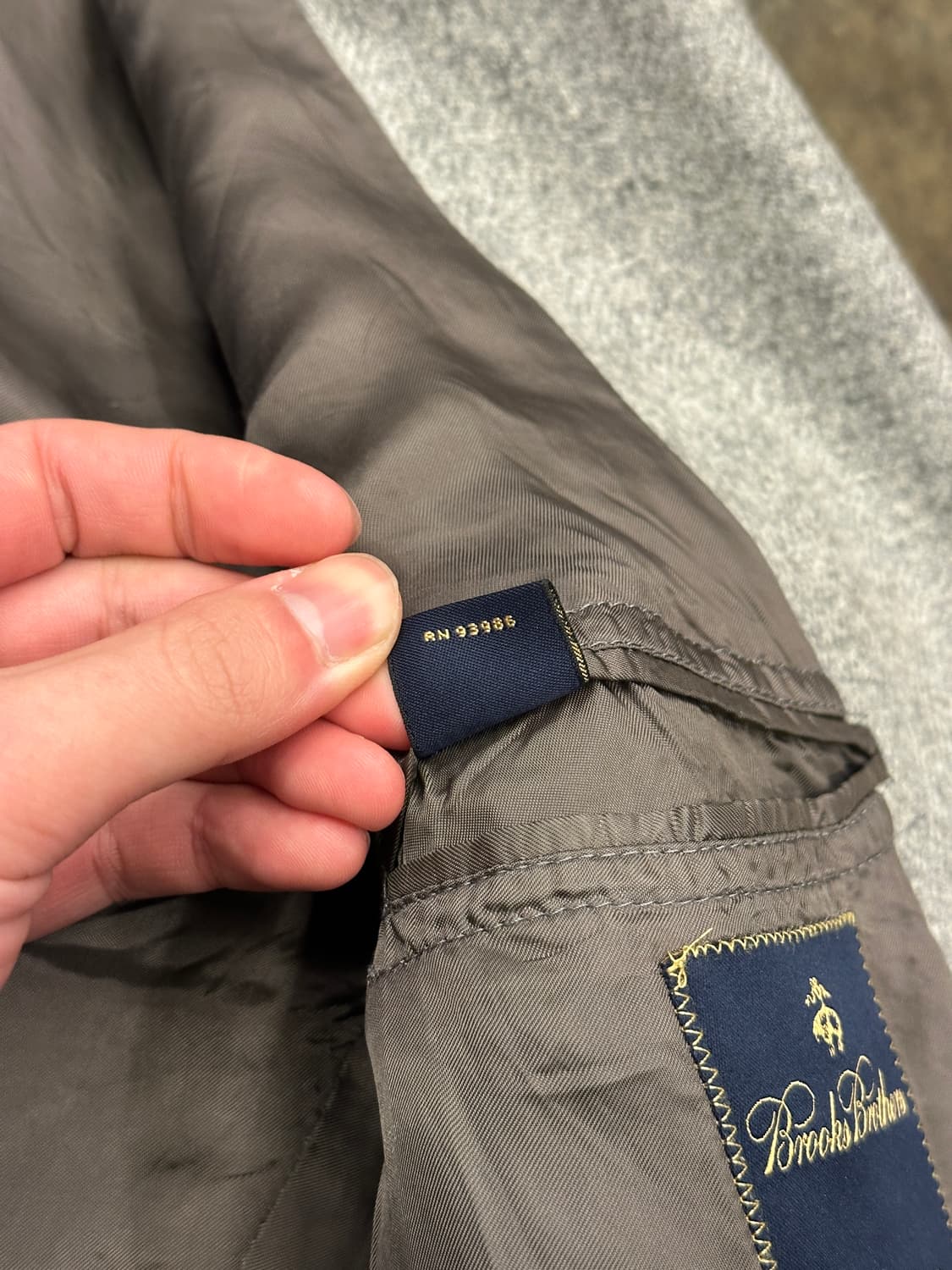 90s 브룩스 브라더스x로로피아나 캐시미어 블레이져 L 상품이미지6