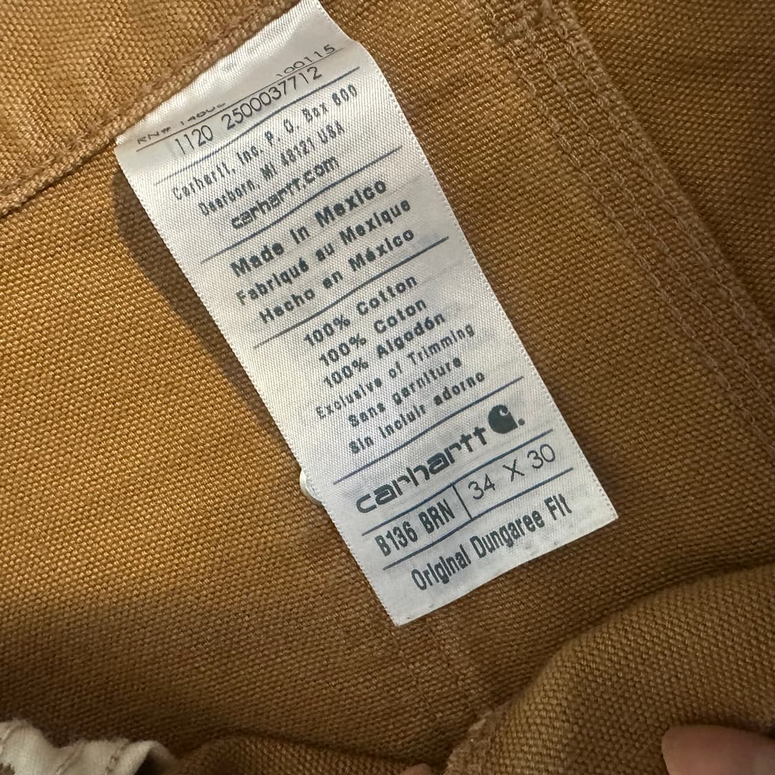 [34x30] 빈티지 칼하트 더블니 페인터 팬츠  상품이미지9