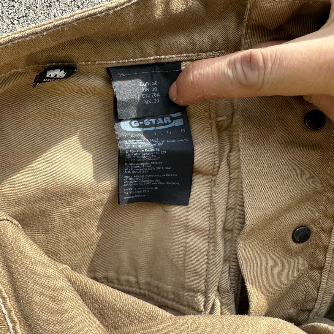 G star raw twill cotton sarouel pants 상품이미지6