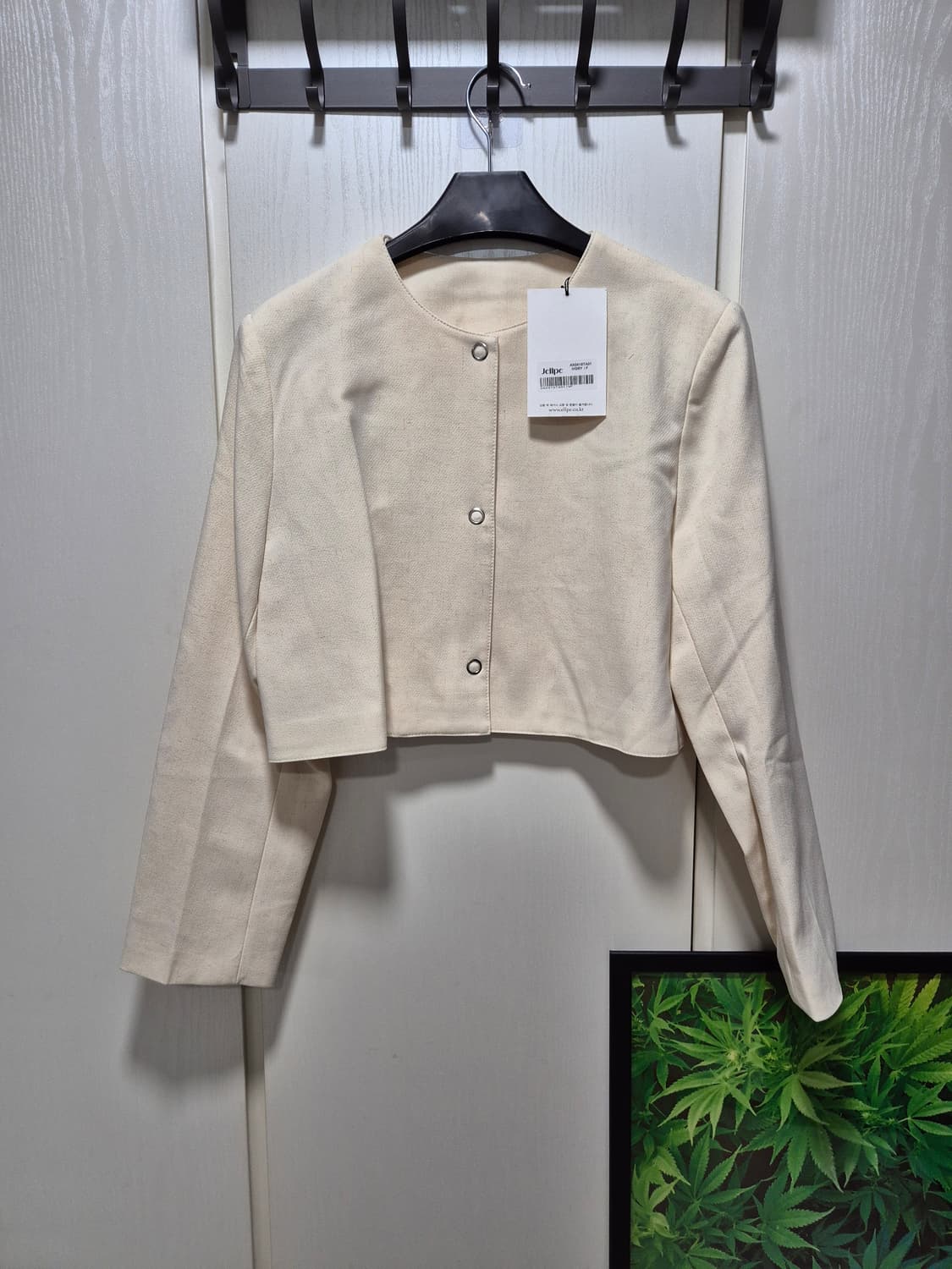 (세일)(새상품)jellpe 린넨혼방 원피스 자켓 셋업 상품이미지5